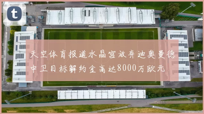 天空体育报道水晶宫放弃迪奥曼德中卫目标解约金高达8000万欧元